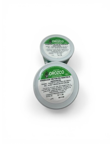 CHORIZO FRITO EN MANTECA OROZCO
